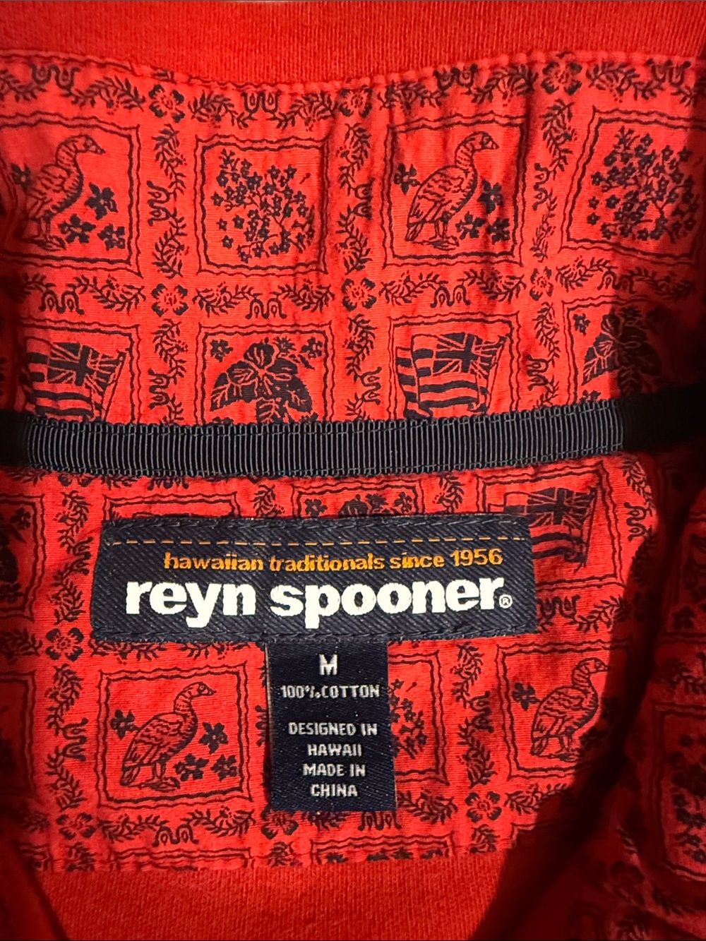 Reyn Spooner Men's Red Half-Zip Pullover Sweater size M